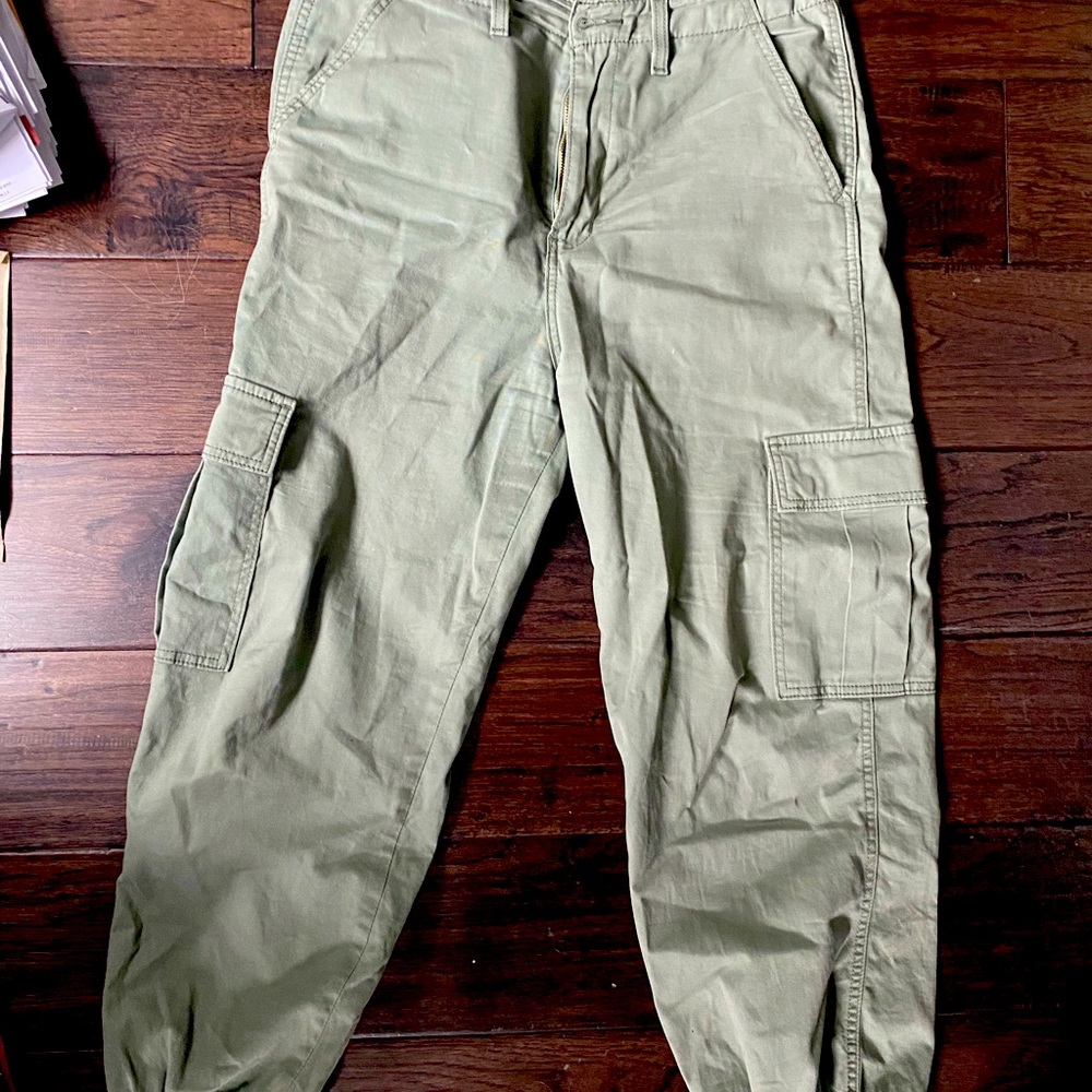 Womens size 30 wide leg khakis